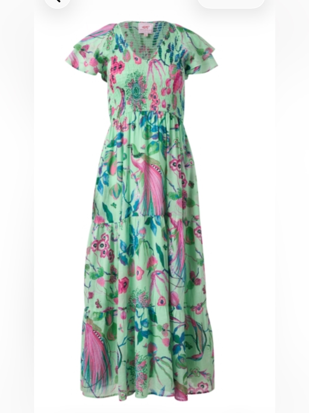 Banjanan Ira Dress In Green Xl